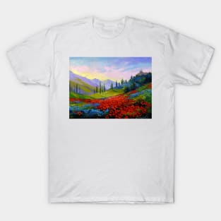 The castle on the mountain T-Shirt